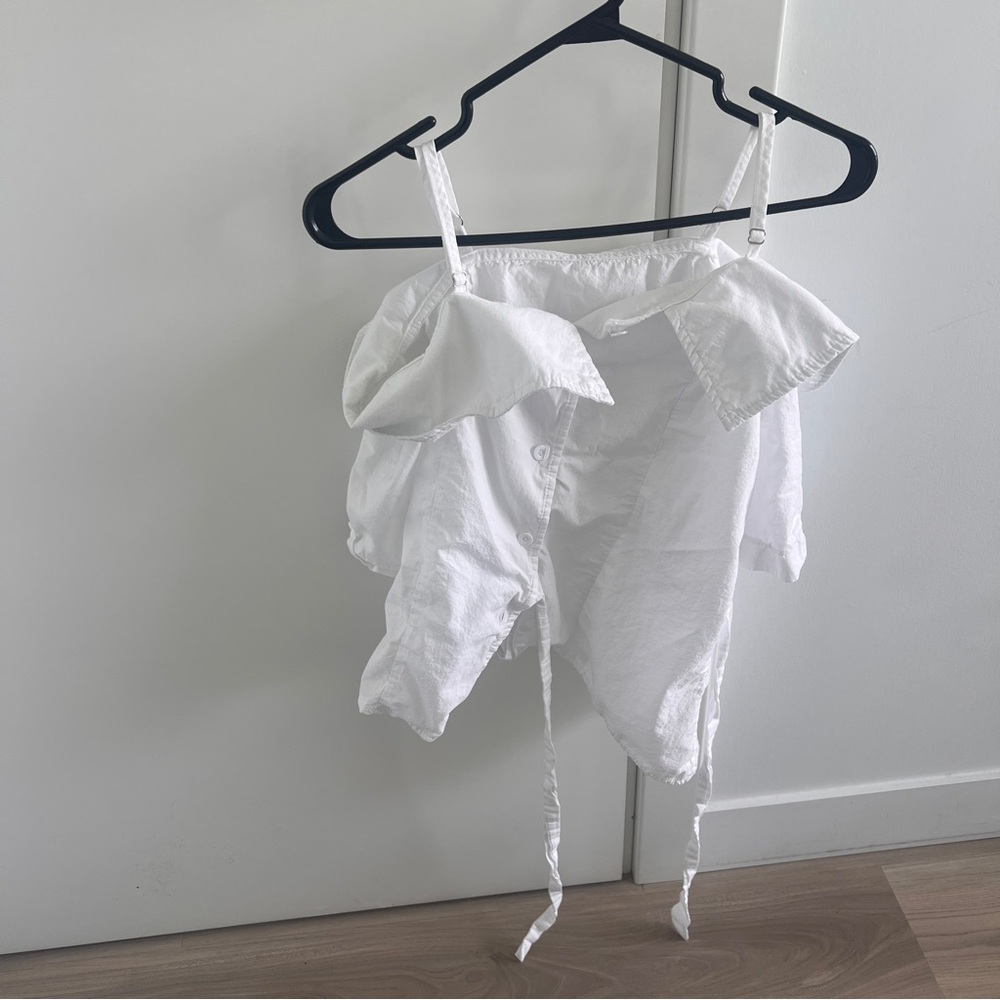 White Off-Shoulder Top